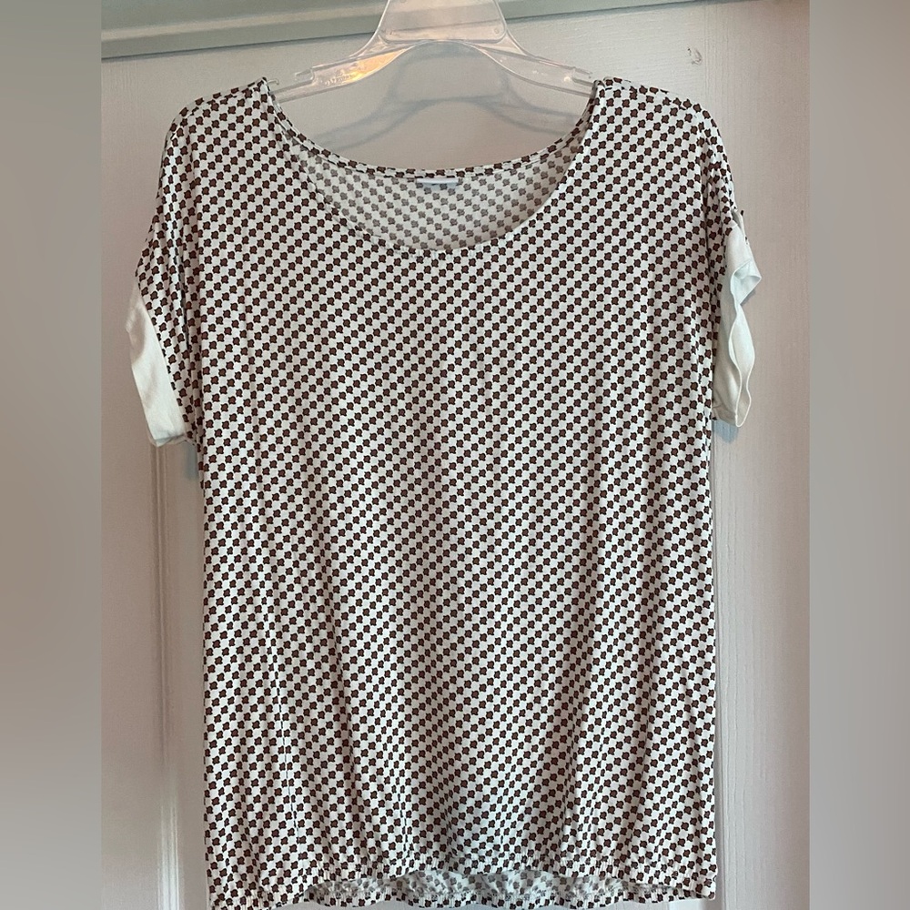 Lascana Brown and White Patterned Women's Top